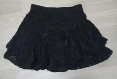 ア*サ様 SHEIN ROMWE 黒 ブラック レース スカート
