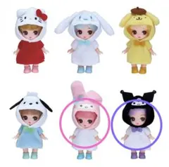 ぷちリカちゃんサンリオキャラクターズコレクションマイメロクロミ