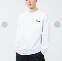 XARGE ロンT CONTRAST STITCH L/S POCKET TEE