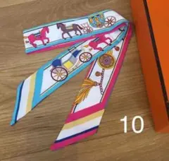 10 バッグスカーフ　ヘアバンド　リボンスカーフ　スカーフ