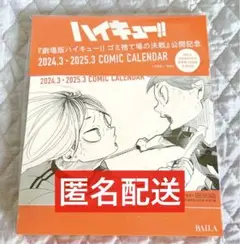ハイキュー　ゴミ捨て場の決戦　孤爪研磨 付録　コミックカレンダー　BAILA