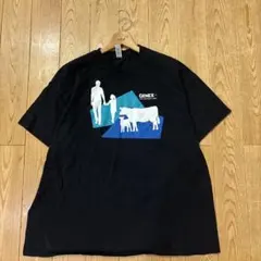 アメリカ古着☆GILDAN HEAVY COTTON デザインTシャツ　2XL