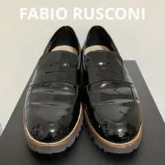 ファビオルスコーニ ローファー タンクソール 厚底 モカシューズ 23.5cm