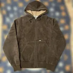 【US規格】希少 Carhartt ジップパーカー ビッグシルエット ベロア M