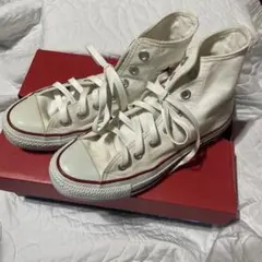 コンバース ハイカットスニーカー ホワイト　22.5cm