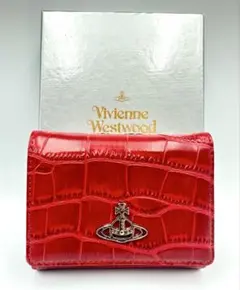 【新品未使用】Vivienne Westwood 三つ折り財布 レッド