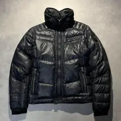 00s archive diesel black down jacket y2k