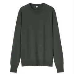 ユニクロ レディース エクストラファインメリノクルーネックセーター(長袖) L