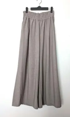 LEPSIM スラックスギャザーWフレアパンツ
