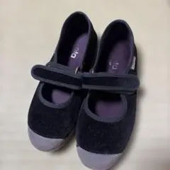 Cienta シエンタ　ベロア　ストラップシューズ