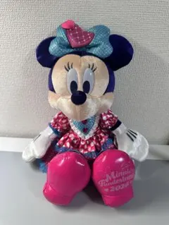 【タグ付き】2000年初期の当時物 ぬいぐるみ（平成レトロ）　ミニー　写真立て タグ付き】2000年初期の当時物 ぬいぐるみ（平成レトロ） ミニー 写真