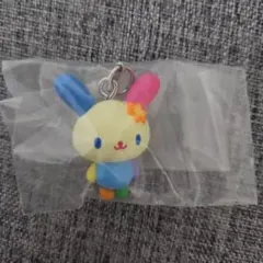カラフルうさぎキャラクター ストラップ