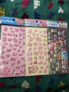 こびとづかん ⭐︎ 3種類セット 立体 ぷくぷくシール ぷっくりシール