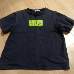 SISTERジェニィ 黒Tシャツ 130