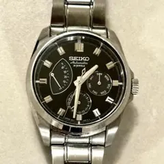 【美品】SEIKO SARC007 自動巻腕時計　黒文字盤