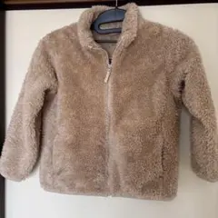 UNIQLO フリースジャケット 120 ベージュ