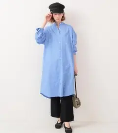 【美品】IÉNA シャツワンピース 長袖