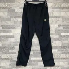 YONEX ウォームアップパンツ ロングパンツ ブラック ゴールド S