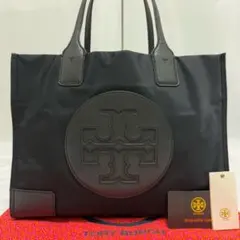 極美品】トリーバーチ エラ トートバッグ ナイロン レザー 肩掛け A4可