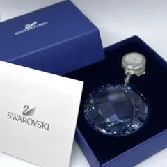 【美品 SCS限定】SWAROVSKIクリスタルバンブー サンキャッチャー 青