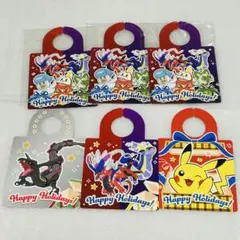 ポケモン　ポケモン ハッピーホリデー　ペーパーギフトタグ 6枚セット