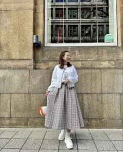 LINKABLE ツイードパイピングジャケット