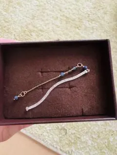 agete K10サファイアピアノチャーム