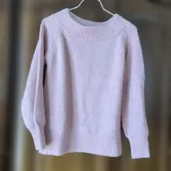 anyFAM ニット セーター 長袖 ピンク