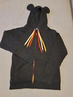 Disney パークグッズ ミッキー耳付きパーカー S