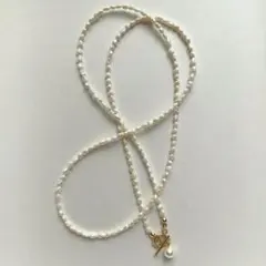 本日限定❗️艶々ケシパール　大粒あこや本真珠ペンダント　マルチロングネックレス