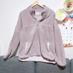 TIME and TRU ボアジャケット　ポケット付き　XLサイズ　ピンク