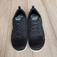 スケッチャーズ☆24.5cm　ブラックスニーカー