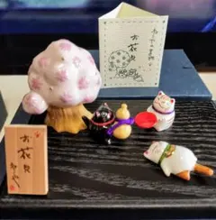 お雛様　猫舎道楽堂本舗 　春福豆雛5段飾り お雛様 猫舎道楽堂本舗 春福豆雛5段飾り お雛様猫舎道楽堂本舗