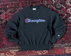 champion リバースウィーブ スウェット トレーナー ブラック S