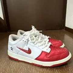 Supreme × Nike Dunk Low Red/White