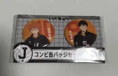 ハイキュー一番くじ コンビ缶バッチセット 日向・影山