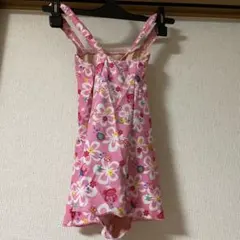 水着 130 ピンク 花柄