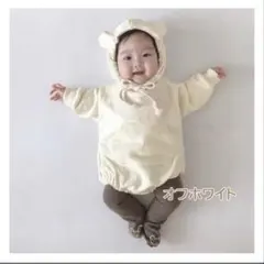 くまさん　ロンパースとタイツのセット
