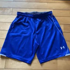 UNDER ARMOUR YXL ハーフパンツ 青