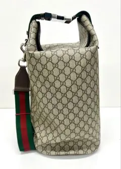 美品 Gucci GGロゴ 旅行 ショルダー ダッフル セーラーバッグ バッグ