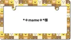 *＊mame＊*様専用