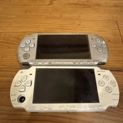 PSP-3000 シルバー ＋ PSP-2000 ホワイト ジャンク 2台セット