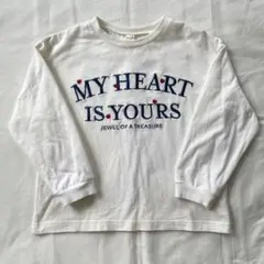 アプレレクール アソートロゴTシャツ 110cm ホワイト ロゴ 刺繍