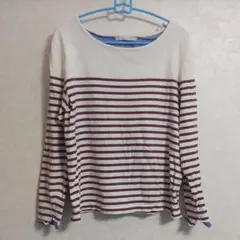 ボーダーカットソー長袖のサムネイル