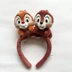 美品 チップとデール カチューシャ ヘアバンド（東京ディズニーランド）