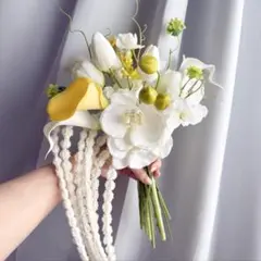 ブライダルブーケ　ブートニア付　和装/洋装/ウェディング