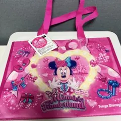 タグ付き◎ミニー・マウス トートバッグ ピンク