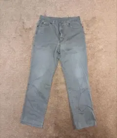 Wrangler グレー ストレートレッグジーンズ