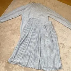 【タグ無し未使用】ナノユニバース　ニット　セットアップ　グレー