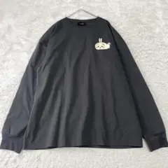 美品　トーキングヘッズ　ちいかわ　ビッグシルエットロンT うさぎ　ブラック　L